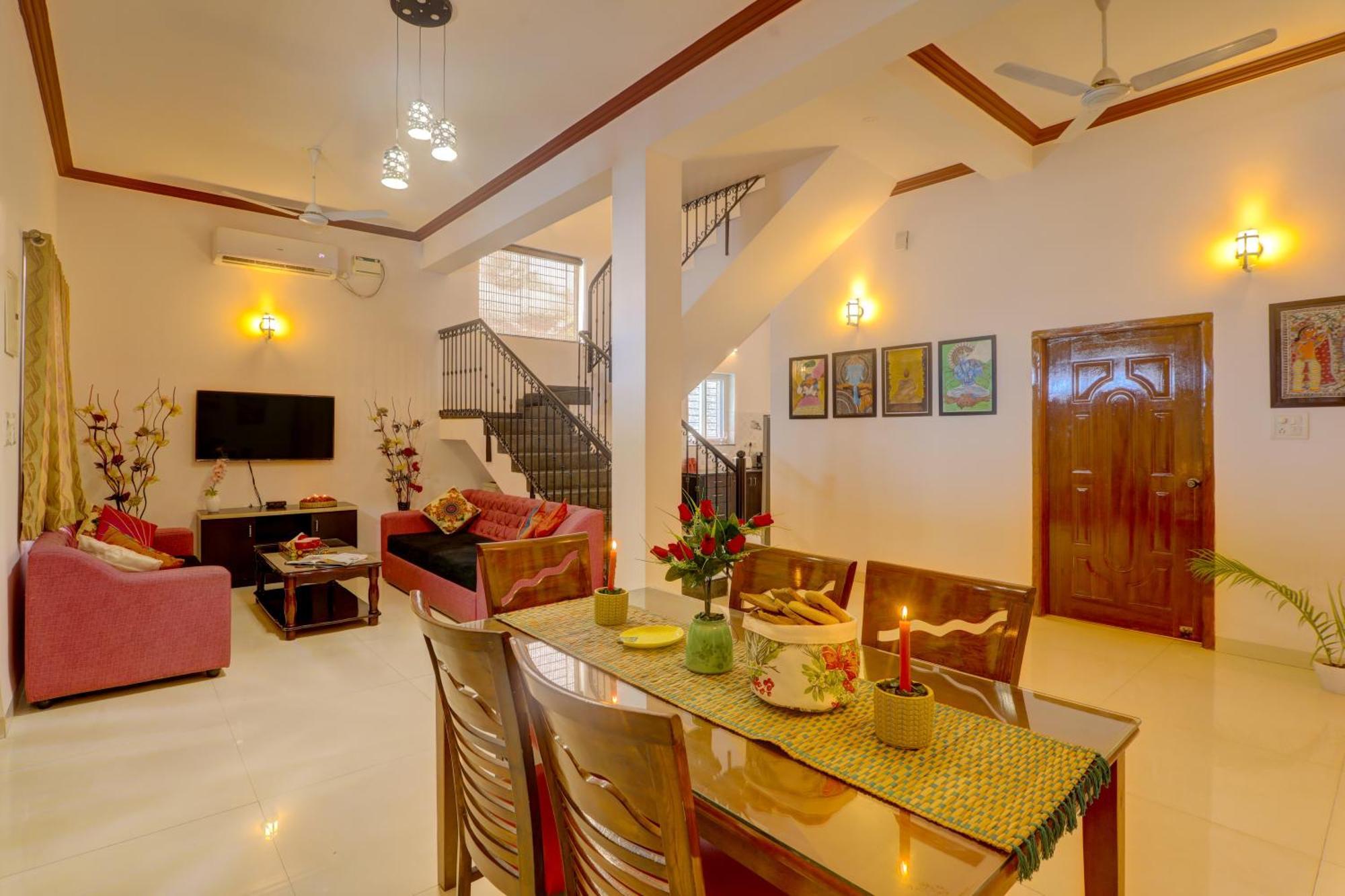 Jaqk Holidays - 9Bhk Villa For Big Groups, Private Pool-Wifi-Cartaker-Parking, North Goa Baga Ngoại thất bức ảnh