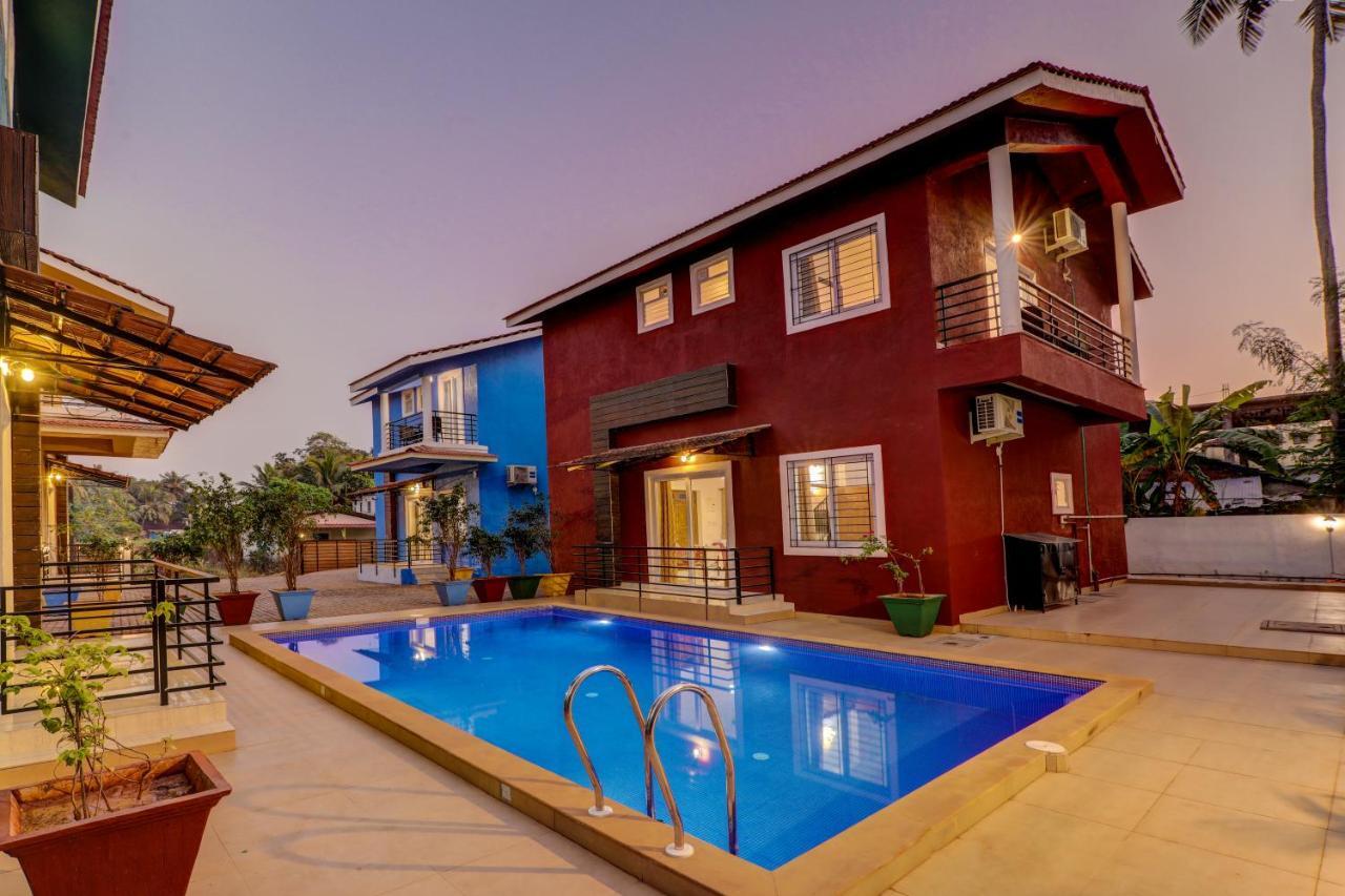 Jaqk Holidays - 9Bhk Villa For Big Groups, Private Pool-Wifi-Cartaker-Parking, North Goa Baga Ngoại thất bức ảnh